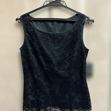 블랙 레이스 탱크탑 M 사이즈