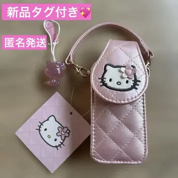 새상품 택 포함 헬로키티 미니 퀼트 케이스 덤 포함