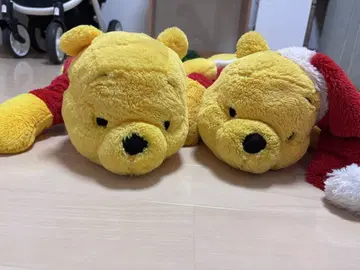 푸우 봉제 인형 2체 세트