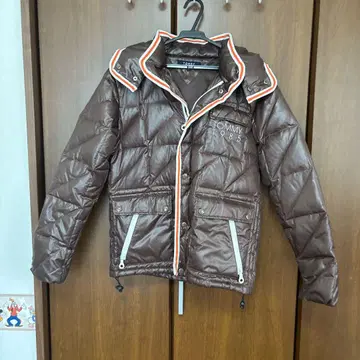 TOMMY 다운 자켓 M 사이즈 브라운 깨끗함 1985 빈티지