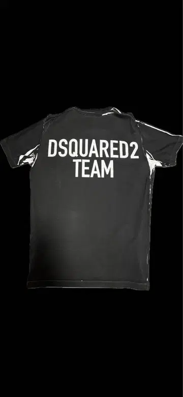 DSQUARED2 TEAM 블랙 T셔츠