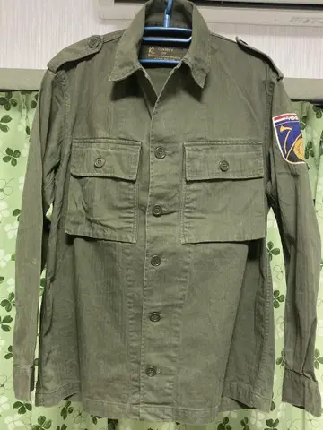 실물 네덜란드군 밀리터리 셔츠 70년대
