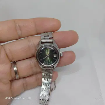 SEIKO 여성용 자동 와인딩 손목시계 레인보우 그린