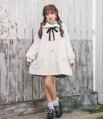 ROJITA 세일러 카라 코트