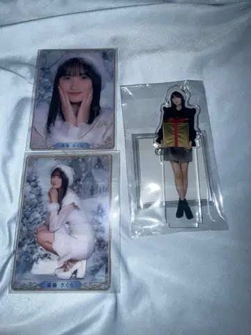 노기자카46 노기box 블랙 노기산타와 순백 노기산타 세트 엔도 사쿠라