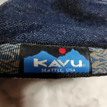KAVU 캡 L 사이즈 USA 데님 원단