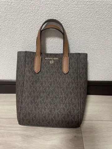 MICHAEL KORS 브라운 토트백