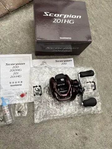 SHIMANO Scorpion 201HG 베이트 낚시릴