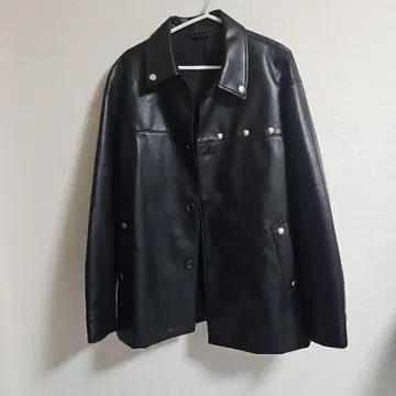 인조 가죽 블루종 개조 GU