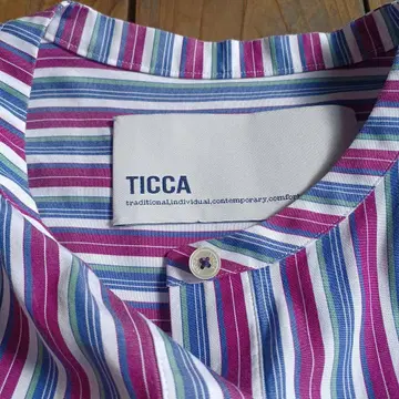 TICCA 스트라이프 롱 셔츠