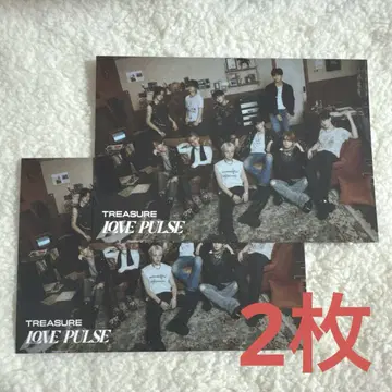 TREASURE LOVE PULSE 엽서 시리얼 미사용 2매