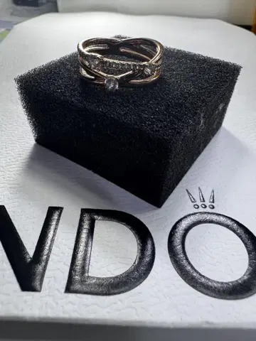 Pandora 크로스오버 반지 925ROSE GOLD 54