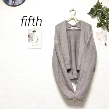 10137 fifth 피프스 니트 가디건 무지 겉옷