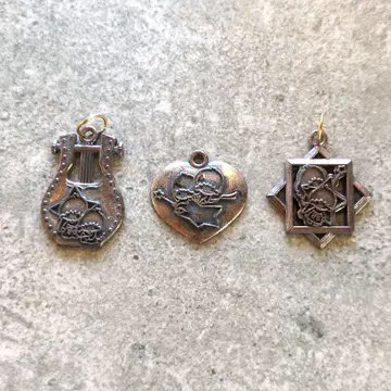[당시물] 산리오 키키라라 펜던트 목걸이 참 키링