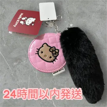 헬로 키티 일광화상 키티 거울 포함 키링 아베일 퀼트