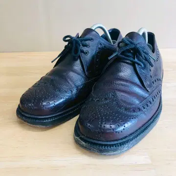 BALLY 발리 윙팁 가죽 신발 버건디 사이즈 9