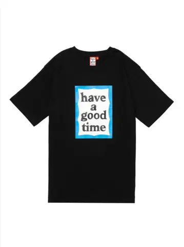 Have a good time 블랙 T셔츠 M사이즈