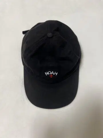 NOAH 코어 로고 6패널 캡 블랙