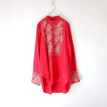 새상품 정품 wales bonner 자수 셔츠