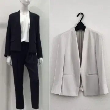 새상품급 Theory luxe 노카라 자켓 LIFT DONNA.A