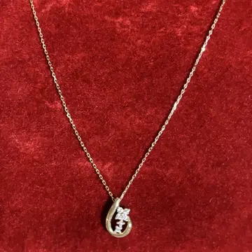 Vendome Aoyama K10YG 드롭형 목걸이
