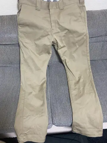 Dickies 베이지 치노 팬츠 36인치
