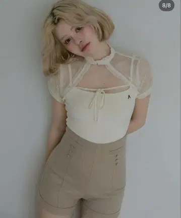 andmary taylor 세트 탑 아이보리