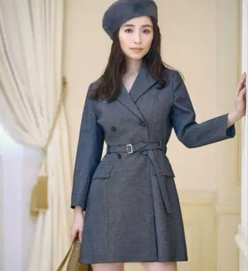 스나이델 snidel 미니 자켓 원피스 그레이 S 사이즈