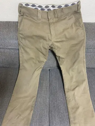 Dickies 베이지 치노 팬츠 34인치