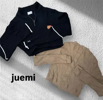 juemi UNV TYO 쇼트 니트 블랙 묶음 판매