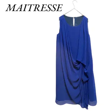 MAITRESSE 메틀리제 슬리브리스 파티 드레스