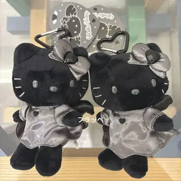 헬로키티 블랙 엔젤 엔젤 마스코트 키링