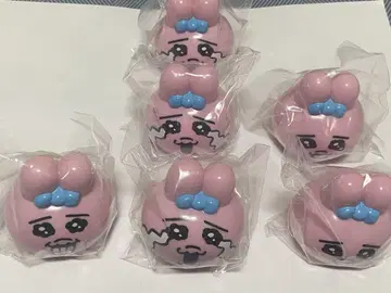 달려라! 빤쮸토끼!!! 얼굴 피규어 6개 세트