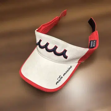 mita marine 바이저 화이트/레드