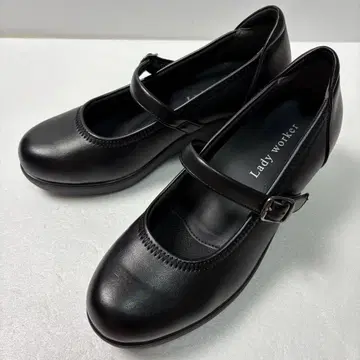 [ 미사용급 ] lady worker 멜리 제인 컴포트 펌프스 블랙