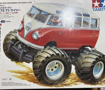 TAMIYA 폭스바겐 Type 2 (T1) 윌리 파랑 바디