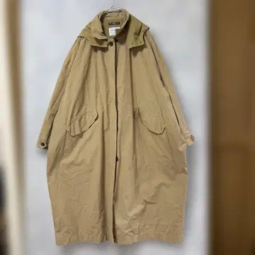 모즈 코트 코쿤 실루엣 오버 사이즈 밀리터리 드롭 숄더