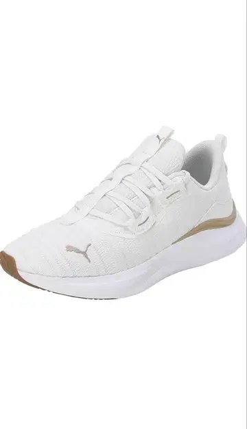 [ 화이트 x 골드 ] 푸마 PUMA SOFTRIDE 스니커즈 25cm