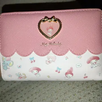 [ 새상품급 ] My Melody 접이식 지갑 핑크