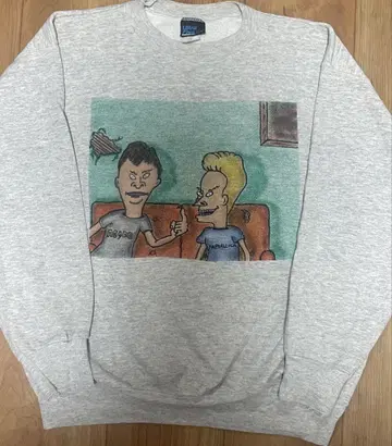 90s 비비스 & 버트헤드 vintage MTV 맨투맨 애니메이션