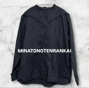 새상품급 MINATONOTENRANKAI 미나토노텐란카이 프릴 블라우스