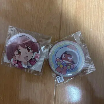 개구리 중사 케로로 기로로 하사 & 히나타 나츠미 캔뱃지 세트