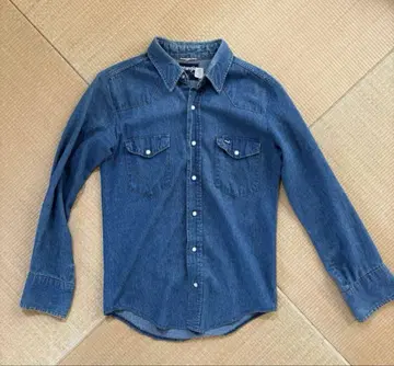 80s wrangler 데님 셔츠 웨스턴 usa제