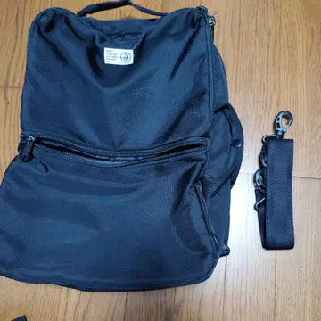 블랙 나일론 럭색