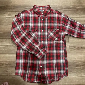 FIVE BROTHER 플란넬 셔츠 레드 체크