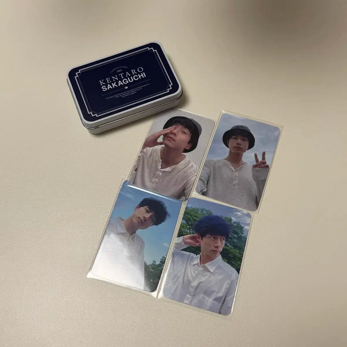 Kentaro Sakaguchi 2023 fanmeeting MD tin case photocard set