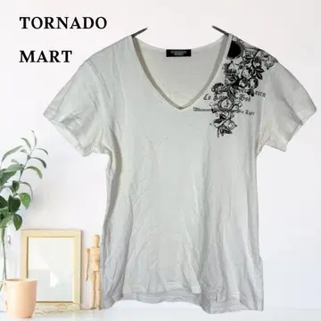 zB701 [ M ] TORNADO MART 티셔츠 그래픽 슬라브 반팔