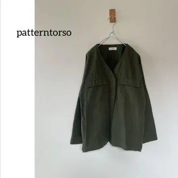 patterntorso 카키 밀리터리 오버 사이즈 자켓