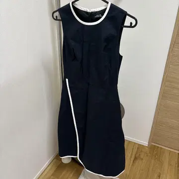 KATE SPADE SATURDAY 원피스 랩 스커트 네이비 계열