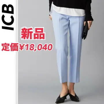 새상품 온워드 카시야마 아이시비 ICB 테이퍼드 팬츠 여성용 스카이블루